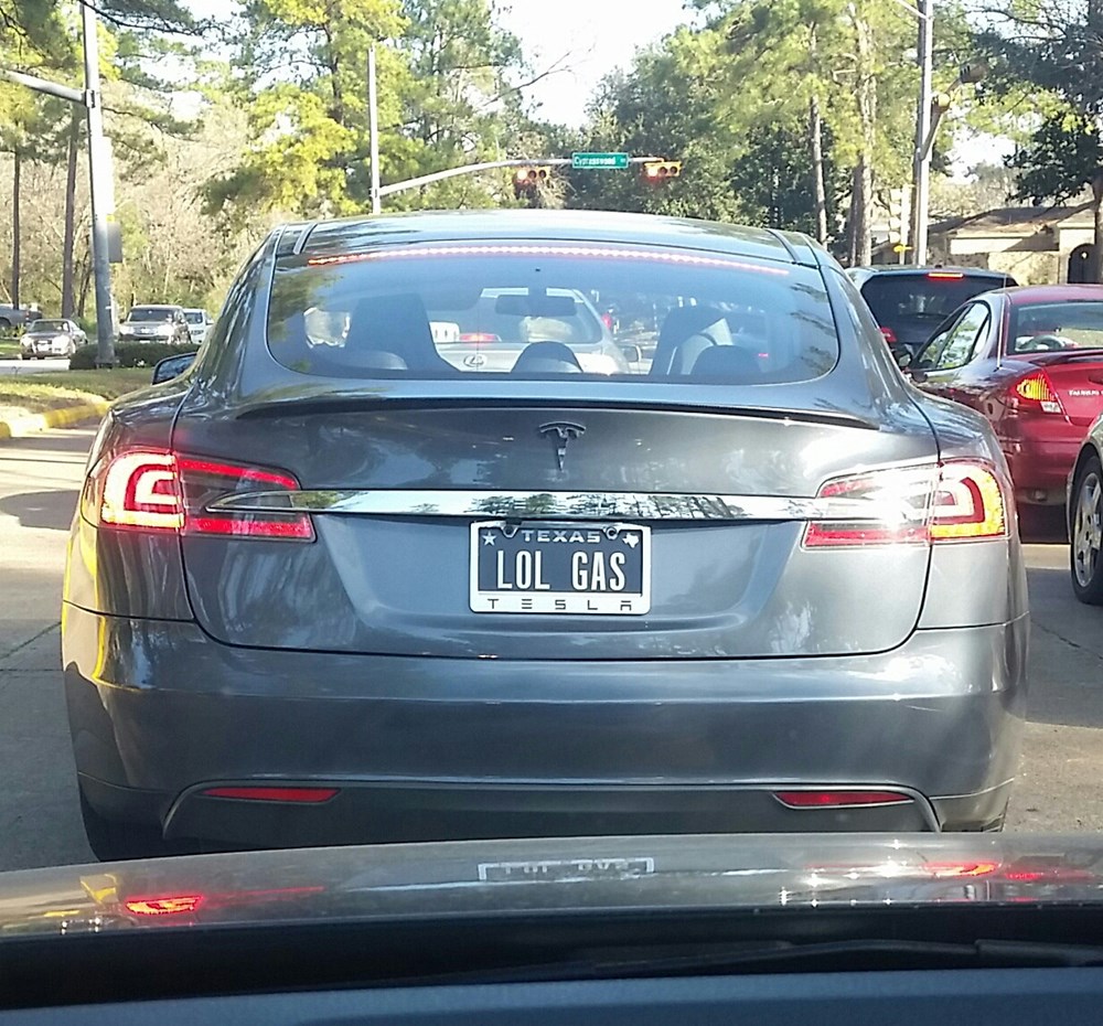 If You Buy a Tesla, You Must Get a Terrible Vanity Plate - Memebase ...