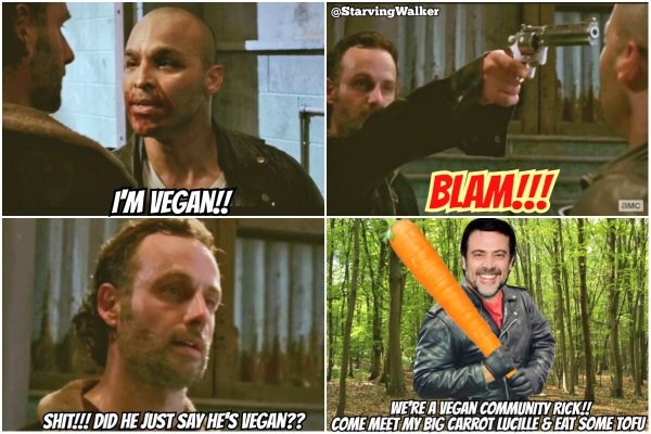 Is Negan a Vegan!? - The Walking Dead - The Walking Dead 