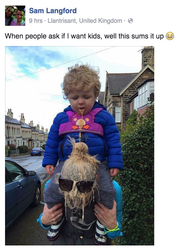 Being a Parent Has Its (Throw) Ups and Downs Failbook Failing On