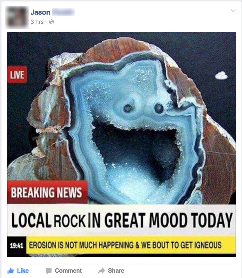 I Lava Bunch of Good Rock Puns Puns Pun Pictures