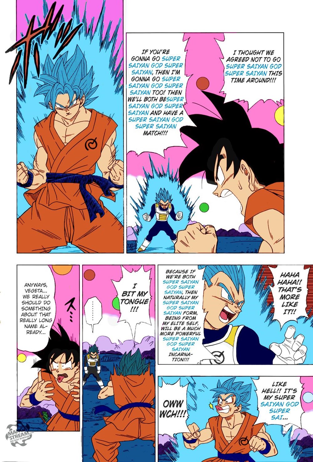 Even Goku Thinks It's a Mouthful! - Cartoons & Anime ...