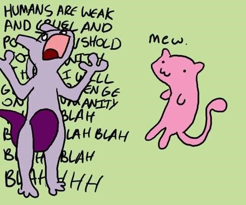 Mew And Mewtwo / Funny - TV Tropes