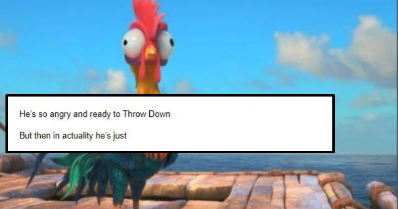 Hilarious Behind The Scenes Explanation For How The Chicken In Moana Got So Stupid Fail Blog Funny Fails