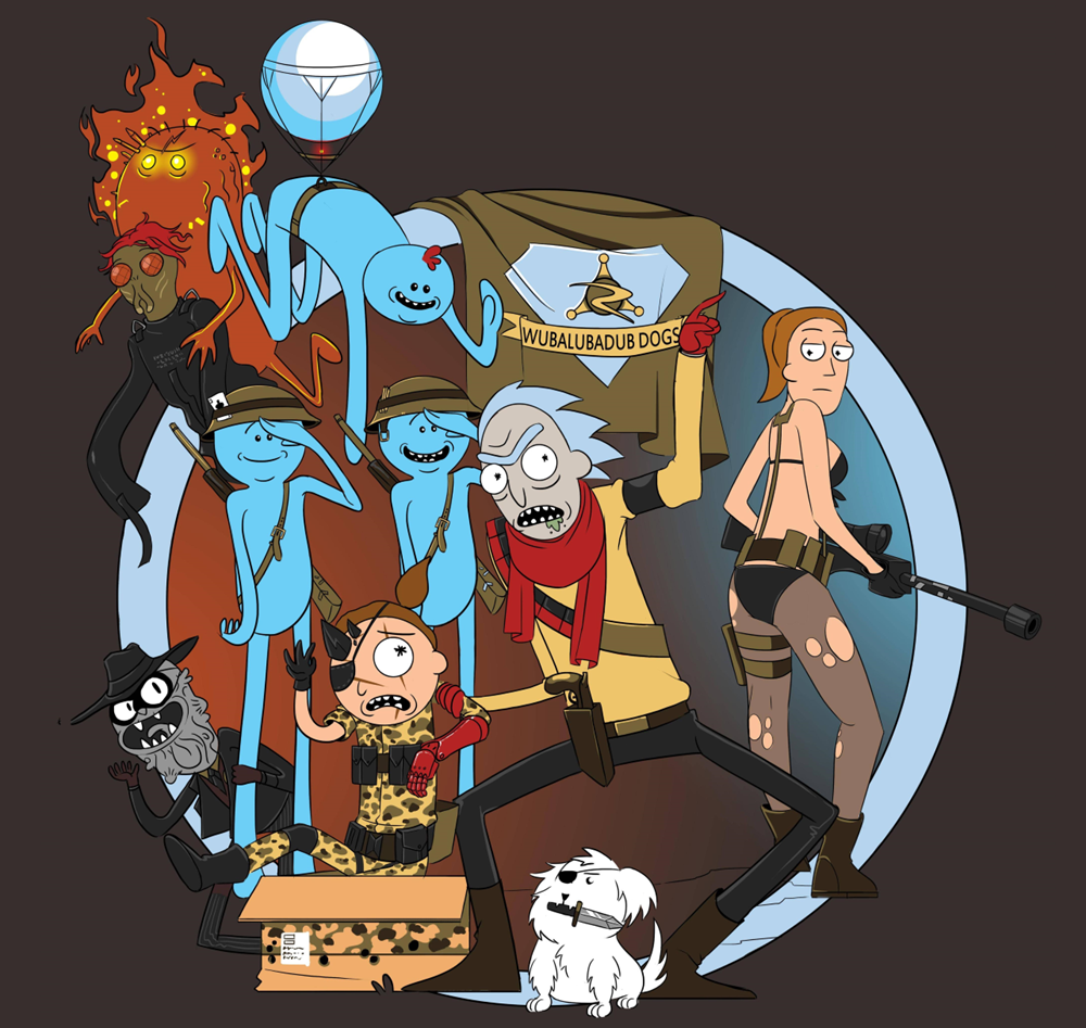 Metal Gear Rick & Morty Cartoons & Anime Anime Cartoons Anime