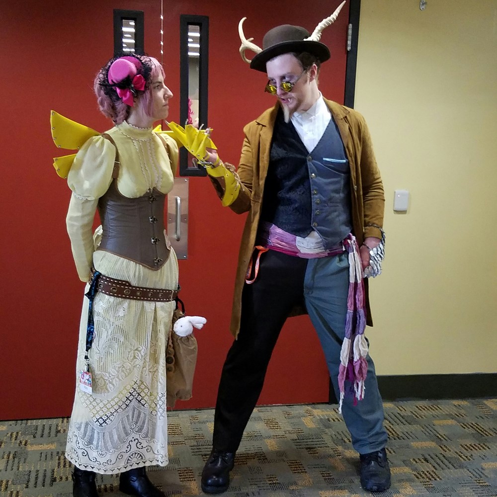 Steampunk Discord And Fluttershy At Bronycon My Little Brony My Little Pony Friendship Is Magic Brony Pokemon Go