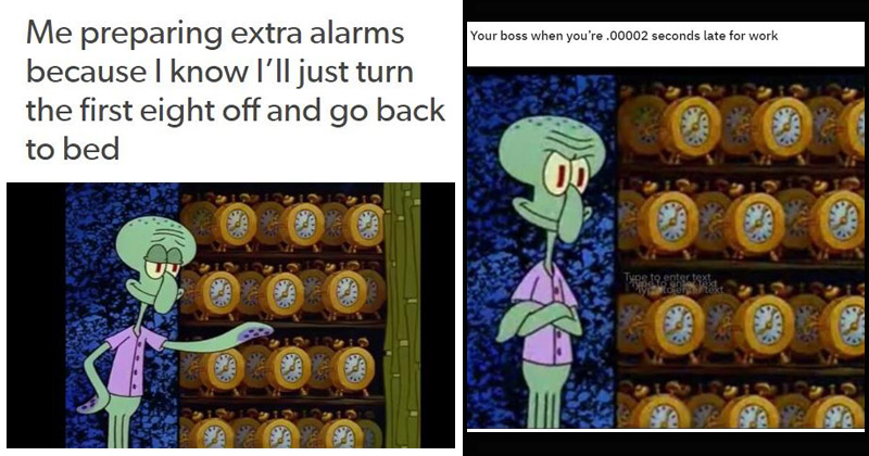 Squidward S Clock Closet Memes Are All About Running Out Of Time Memebase Funny Memes