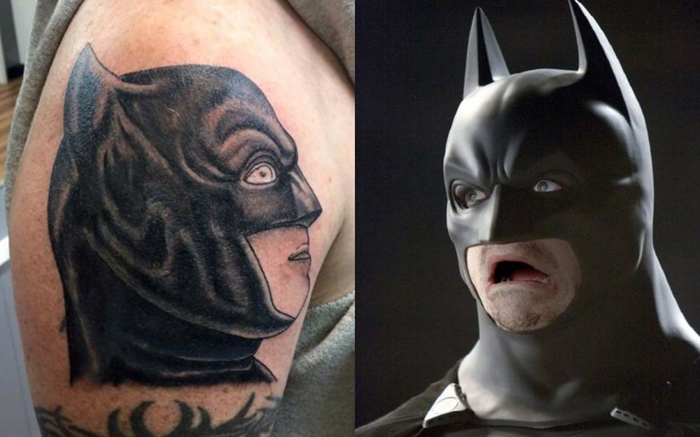 batman superhero tattoo