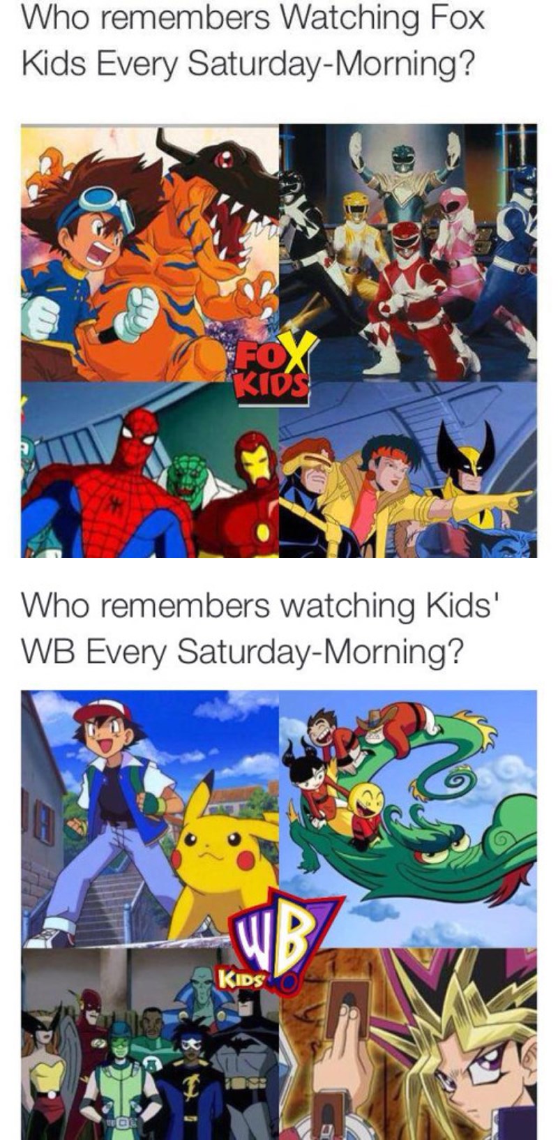 Fox Kids vs Kids' WB - Cartoons & Anime - Anime | Cartoons | Anime ...