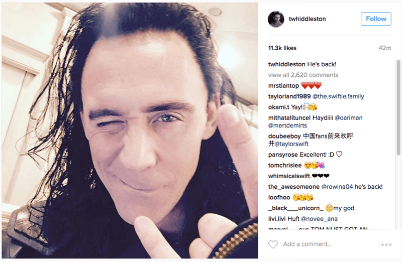 Tom Hiddleston Teases the Return of Loki in New Pic for Thor: Ragnarok! -  Geek Universe - Geek | Fanart | Cosplay | Pokémon GO | Geek Memes | Funny  pictures