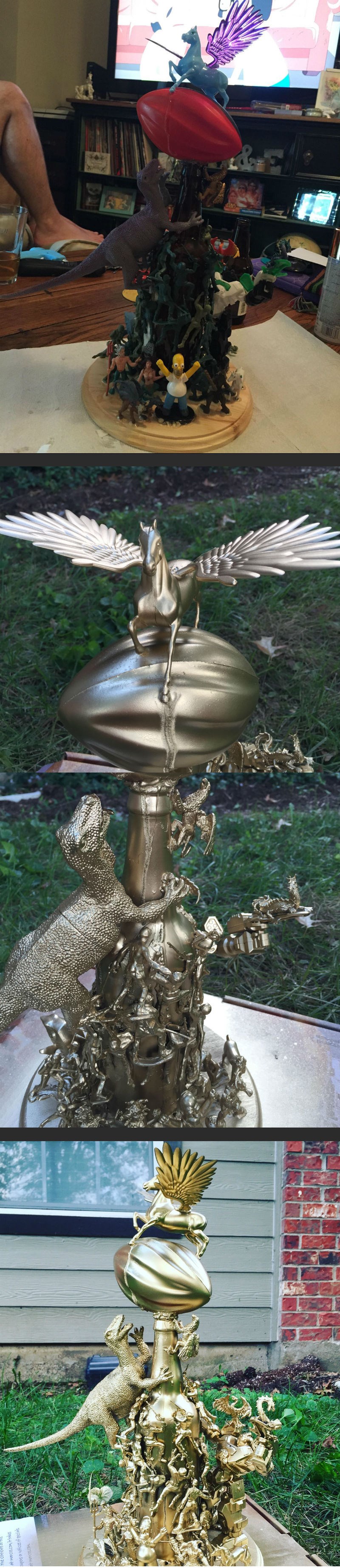 Fantasy Football Golden Trophy