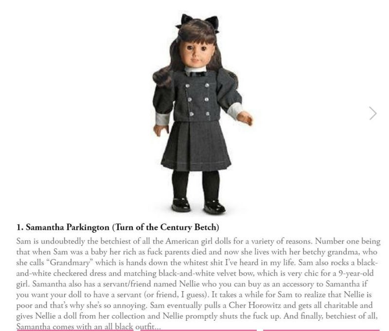 Betchiest american girl store dolls