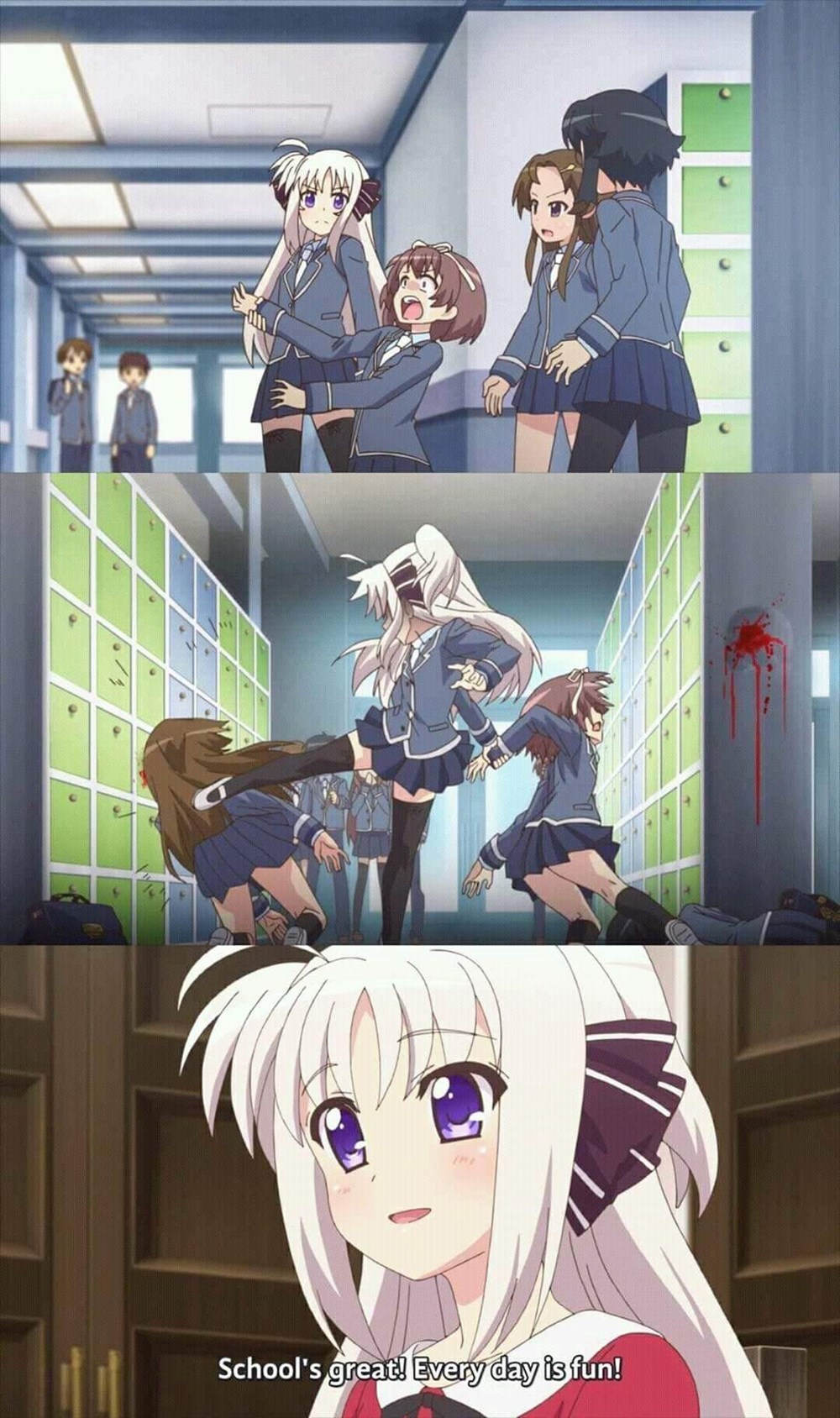 Trying to survive school like - Cartoons &amp; Anime - Anime | Cartoons