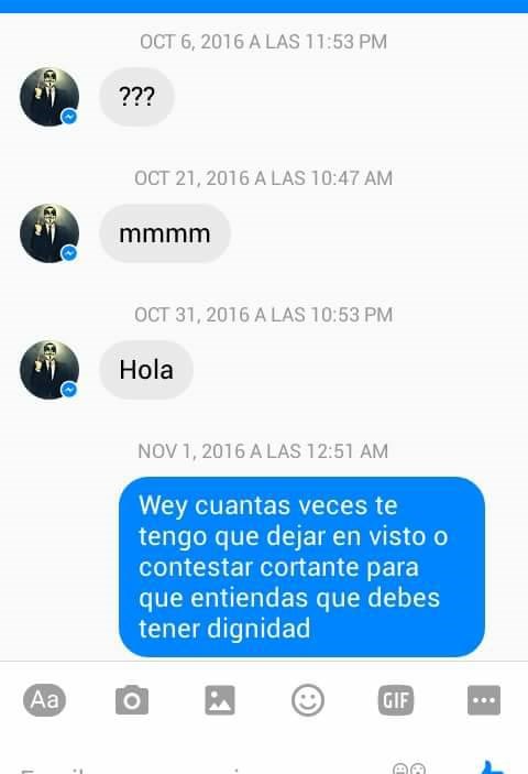 Entienden la indirecta?