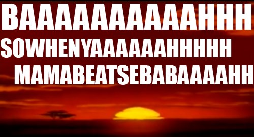 Lion King Opening Song Lyrics Ah Zabenya