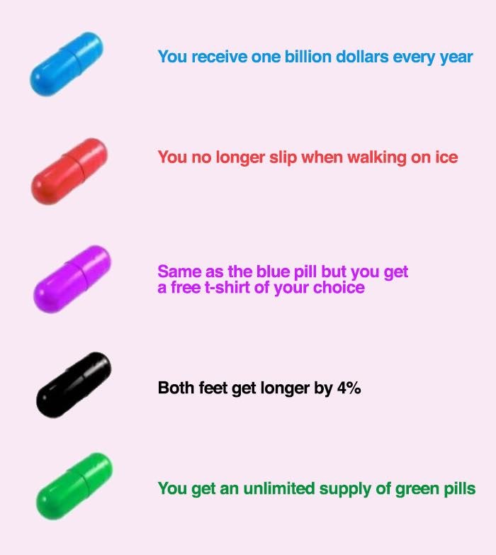 Choose One Pill Memebase Funny Memes
