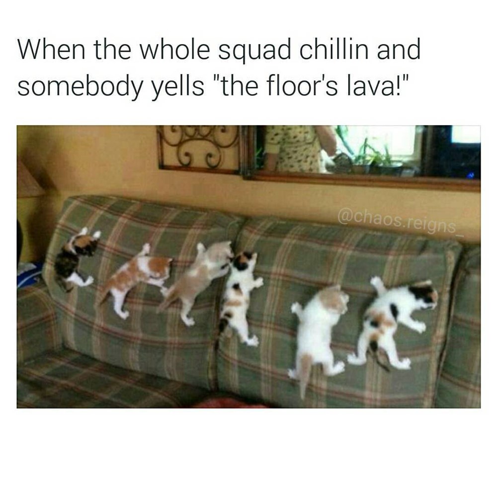 Memebase - the floor is lava - All Your Memes Are Belong To Us ...