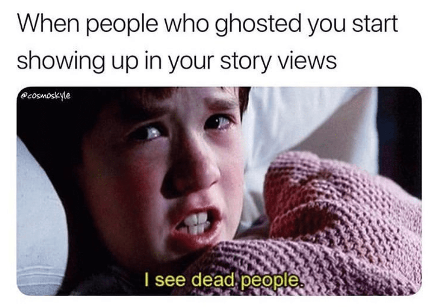 I see dead people