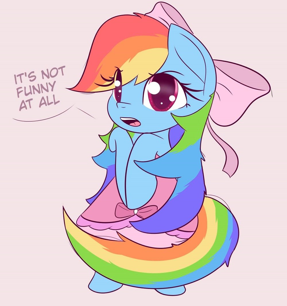 rainbow dash embarrassed