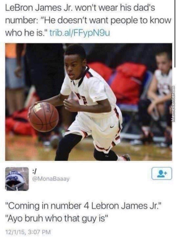 Why Did You Name Your Kid That Lebron Memebase Funny Memes