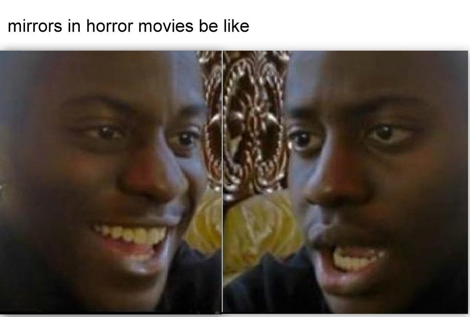 look of horror meme