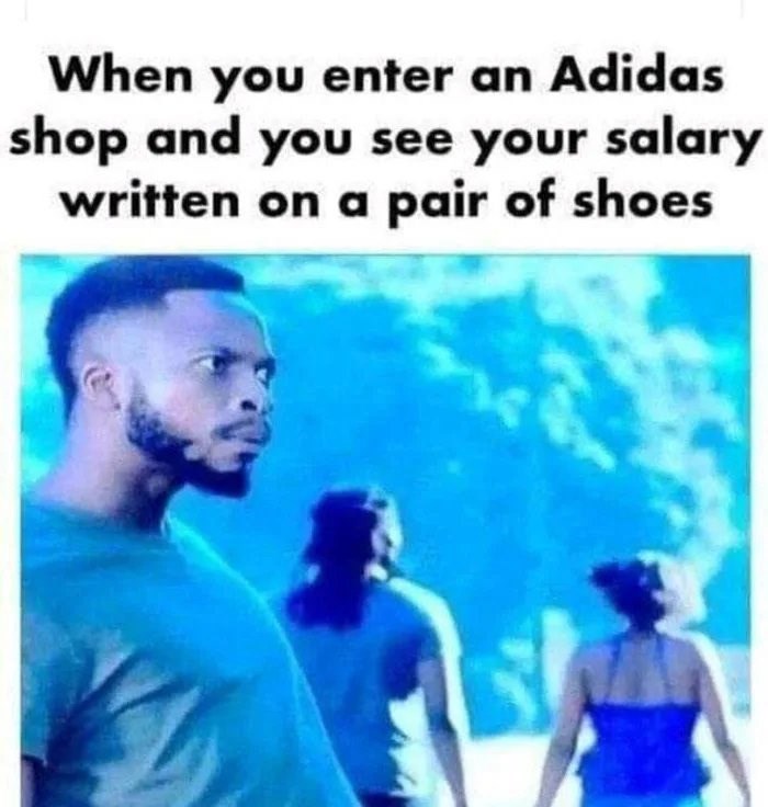 My adidas meme best sale