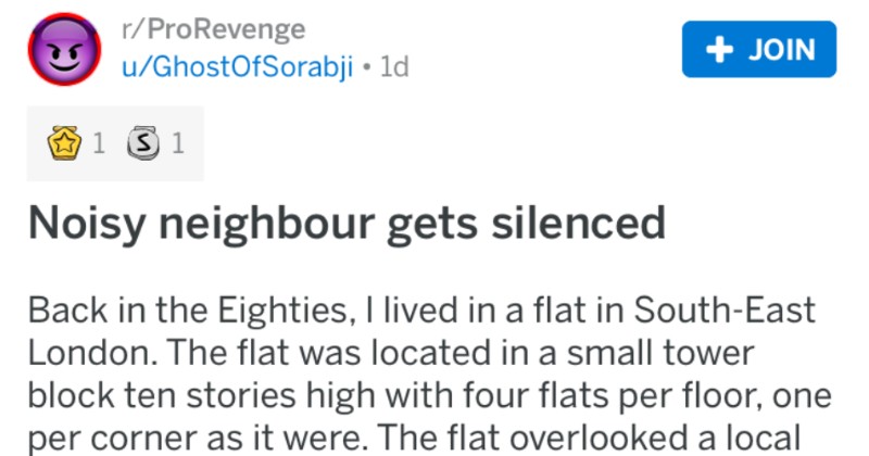 Noisy Neighbor Gets Silenced By Fiendishly Cunning Revenge Fail