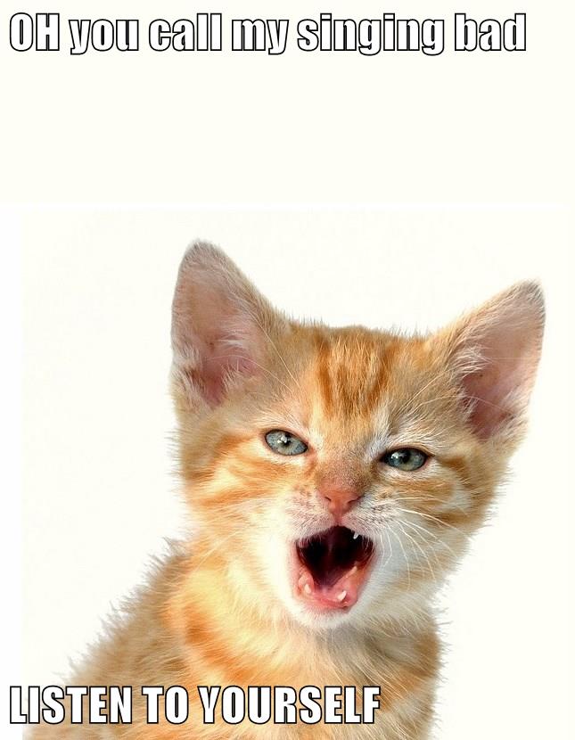 LISTEN TO YOURSELF Lolcats lol cat memes funny cats funny cat