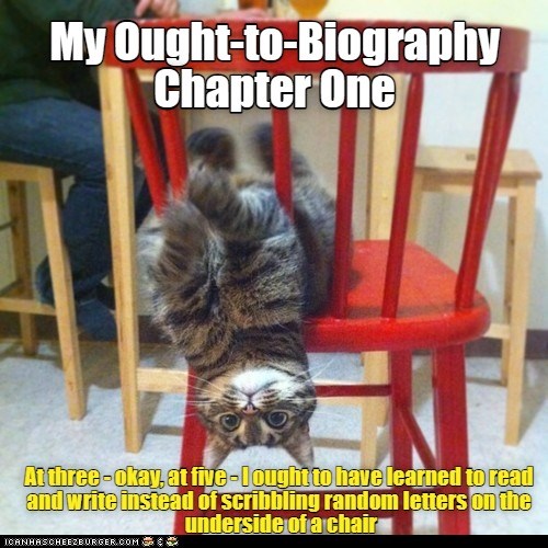 My OughttoBiography, Chapter One Lolcats lol cat memes funny