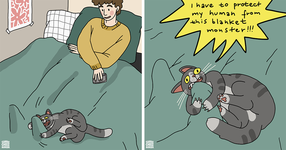 Blanket monster I Can Has Cheezburger?