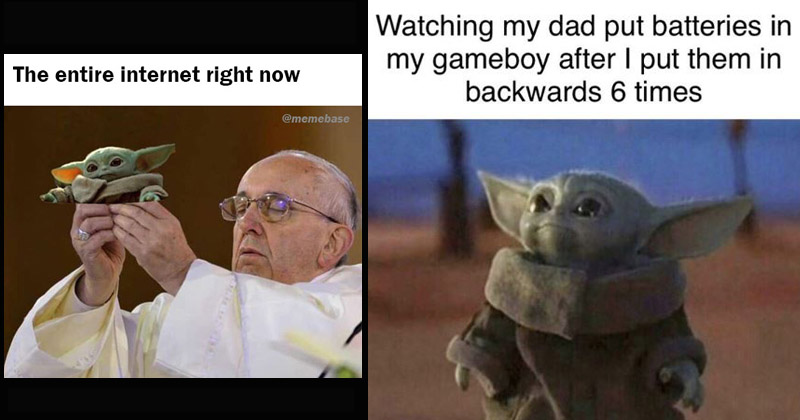 Cute Baby Yoda Memes Because The Internet Can T Even Memebase Funny Memes