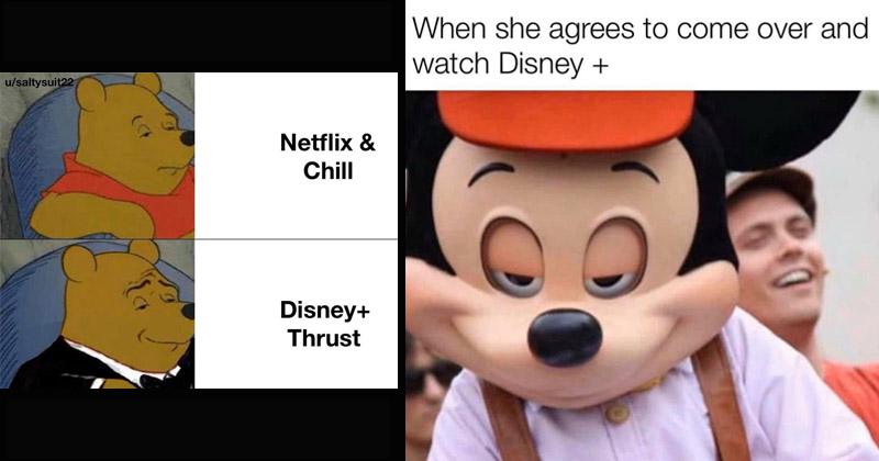 Disney Plus And Thrust Is The New And Raunchier Netflix And Chill Memebase Funny Memes