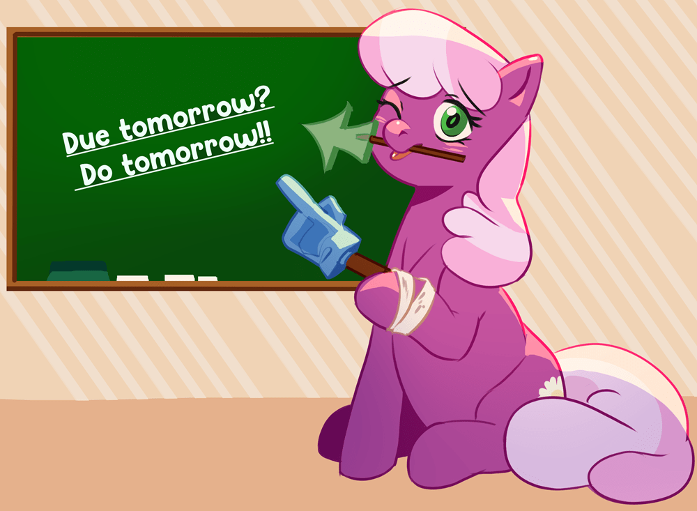 Mlp Cheerilee Student Porn - Be a Pro Crastinator! - My Little Brony - my little pony, friendship is  magic, brony, PokÃ©mon GO