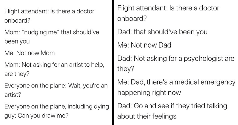 'Is There A Doctor On Board' Memes Are Self-Deprecating Twitter Gold ...