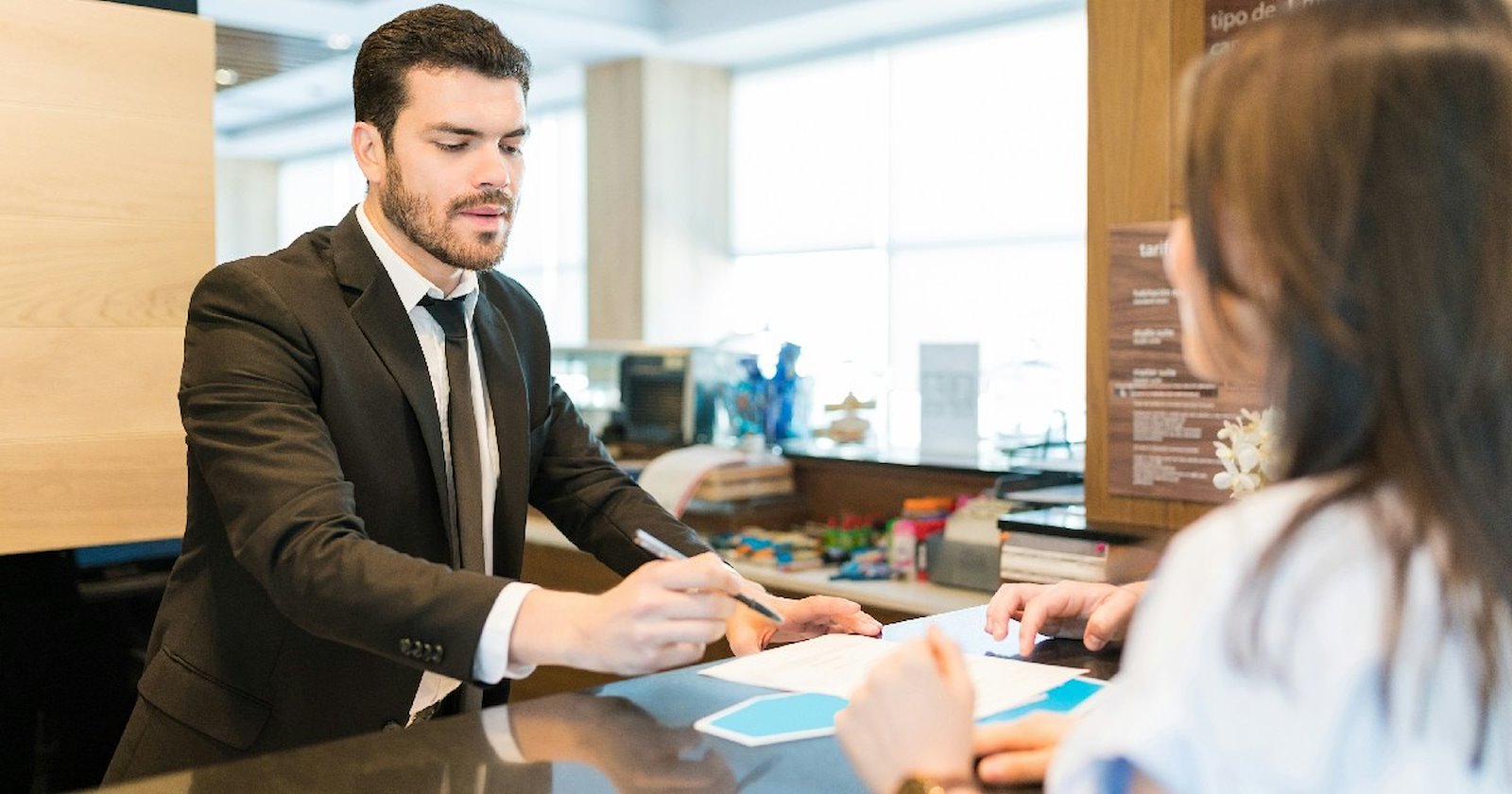 Front desk agent stops assisting ungrateful coworker, Eric, until hotel ...