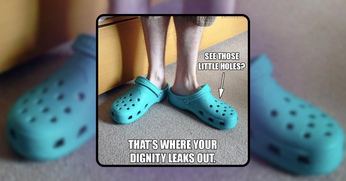 A Guilty-Pleasure Scroll of 21 Memes to Validate a Secret Love for Crocs
