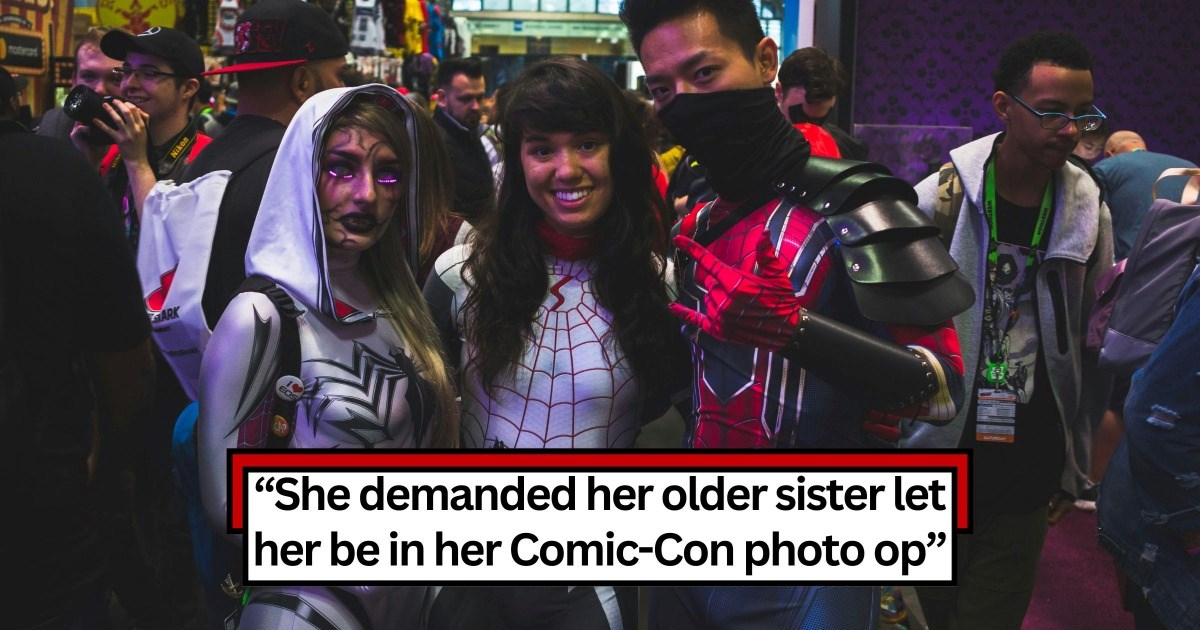Teenager pays for her Comic-Con photo op ticket, refuses her parents' demand to share it with her sister, leading staff to remove her family from the line: ‘The parents and sister began calling her entitled’