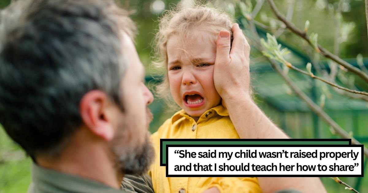 Father gets into dispute with another mother at Christmas party, after catching her child stealing his daughter's snacks, instead of taking accountability, she accuses him of poor parenting: 'It isn’t teaching sharing, it’s teaching entitlement'