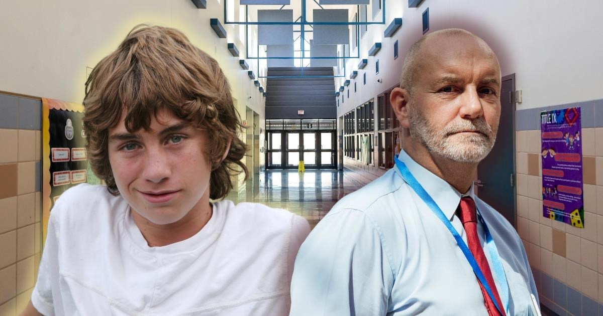 Teen paints the principal's door hot pink after they backpedal on their deal or free lunches in exchange for painting the office: '[Don't] make me do labor for free'