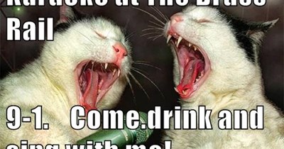 Karaoke at The Brass Rail