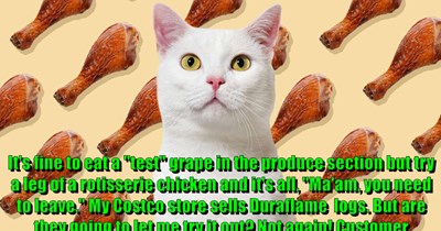 It's fine to eat a "test"