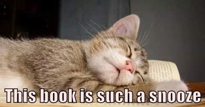 This book is such a snooze fest.