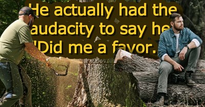 Oregon Homeowner Returns From 10-Day Vacation To Discover His Neighbor Has Removed His 40-Year-Old Mature Oak Tree, Which Was Fully on His Property—Neighbor Claims He Did the Homeowner “A Favor”