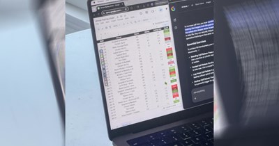 Woman catches boyfriend updating spreadsheet rating every meal she's ever cooked for him: 'This is making me feel very weird and judged'