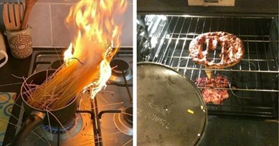 22 Cooking Fails That Turned ‘A Quick Meal’ Into a Full-Blown Crisis