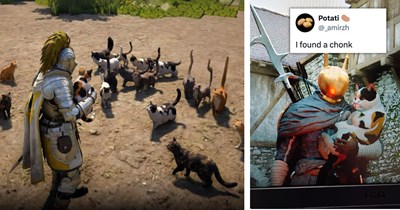 'Absolutely obsessed': Crimson Desert gameplay goes pawsitively haywire when players start abandoning the main quest to adopt an army of cats