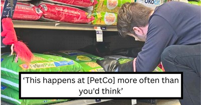 'Sorry, this is how we're doing things': Cat pawrent alerts PetCo staff after witnessing a flustered man dumping his kitten in the middle of the aisle and running away