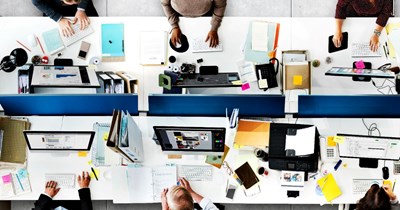 Employee questions if their cubicle decorations are "too much": 'Bro moved in'