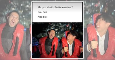 24 Unhinged Roller Coaster Pictures That Capture the Exact Moment of Pure Regret 