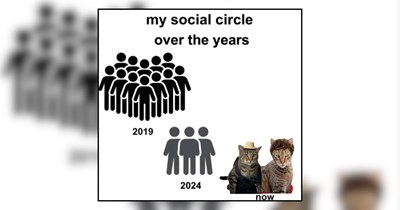 'Introverted but willing to talk to cats': 26 Memes to Relate to When You're Done With Hoomans