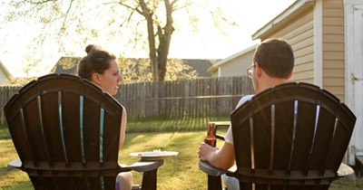 Entitled neighbors insist on arguing in backyard, accuse young family next door of eavesdropping while they're outside: 'We were minding our own business'